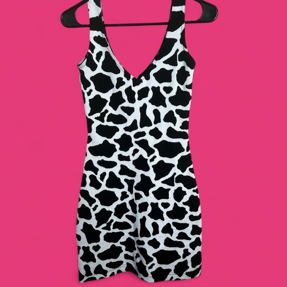 Vintage Betsey Johnson Animal Print Dress